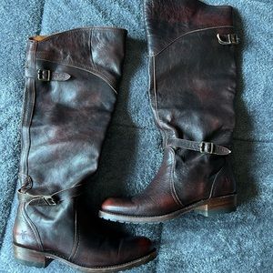 Frye brown riding boots, size 8